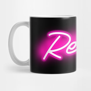 Relax (pink neon sign) Mug